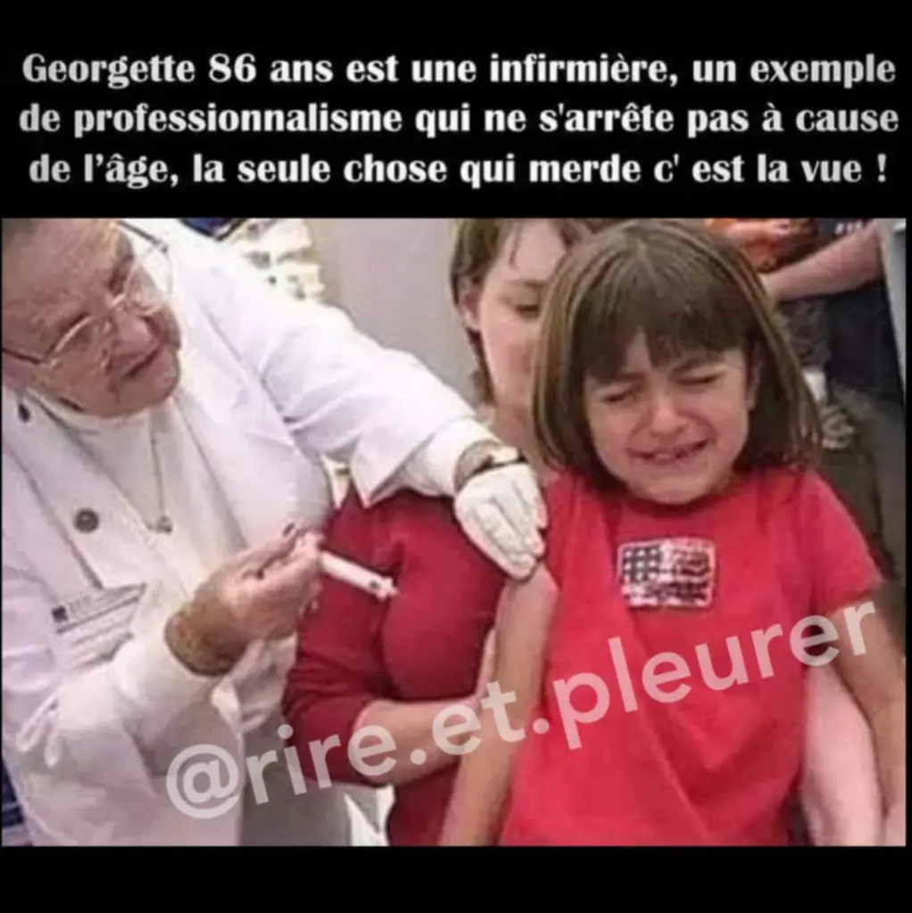 Georgette 86 ans est une infirmière