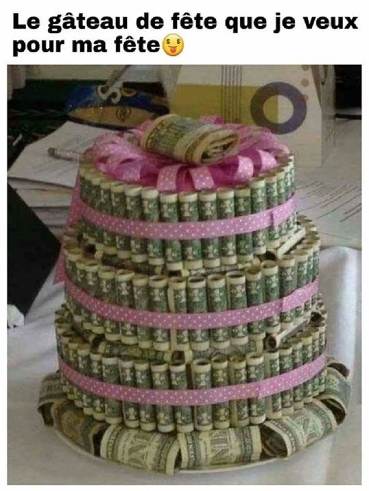 Le gâteau de fête que je veux pour ma fête