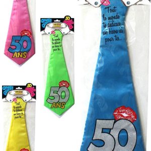 Cravate Humoristique 50 Ans