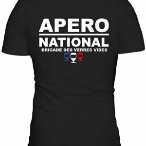 T-Shirt Apéro National, Brigade des Verres vides