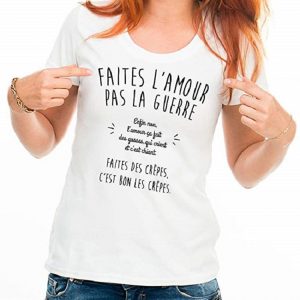 T-Shirt Faites l'amour Pas la Guerre