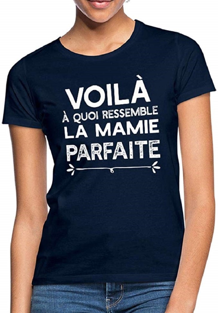 Voilà La Mamie Parfaite T-Shirt Femme