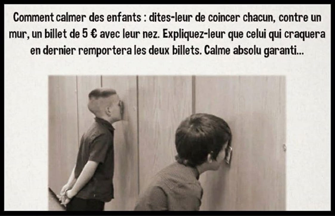 Comment calmer des enfants  HumourFrance.fr