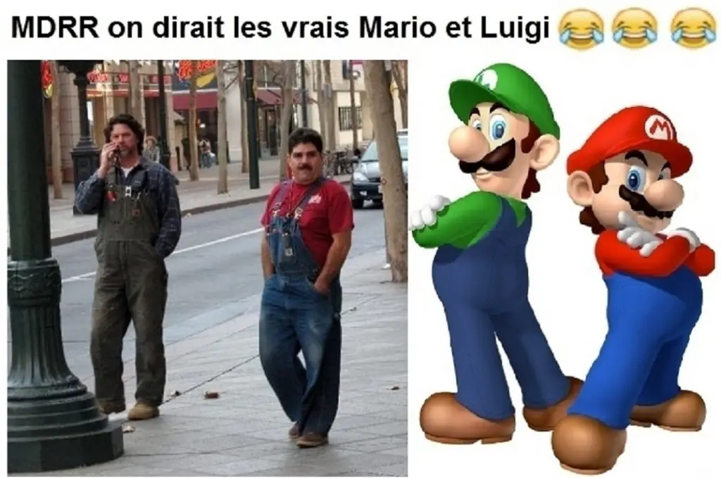 On dirait les vrais Mario et Luigi