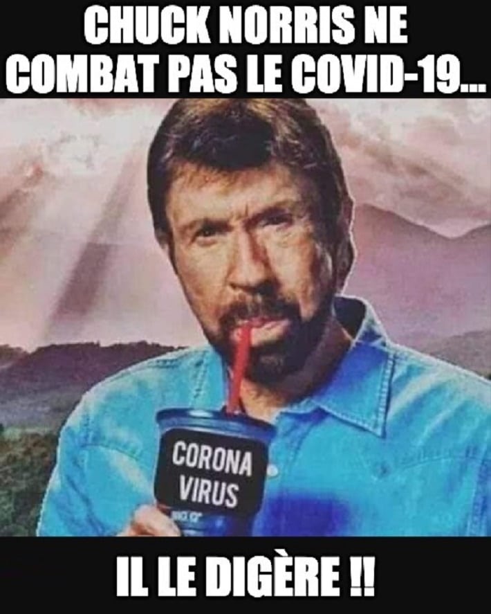 Chuck Norris ne combat pas le Covid-19