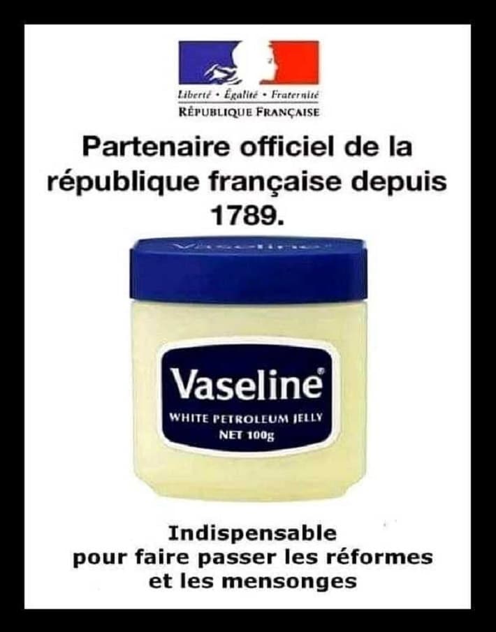 Partenaire officiel de la république française depuis 1789