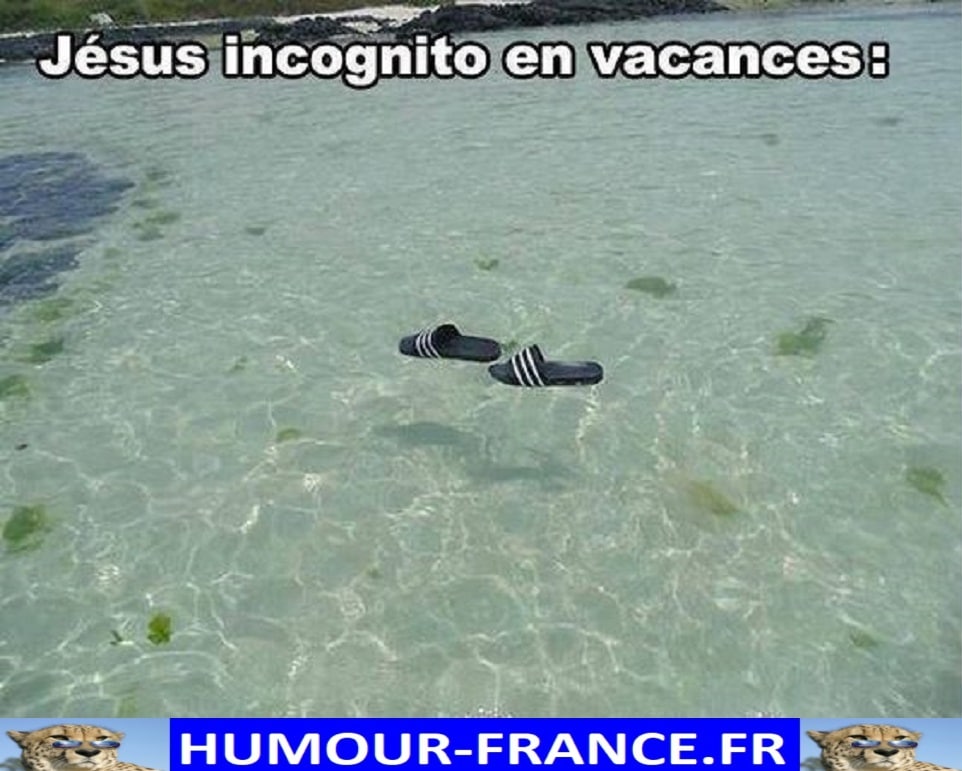 Jésus incognito en vacances.
