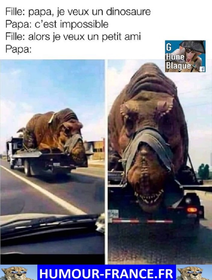 Papa, je veux un dinosaure