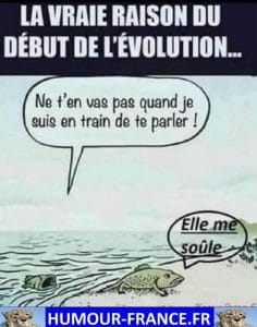 La vraie raison du début de l'évolution … - Humour-France.fr