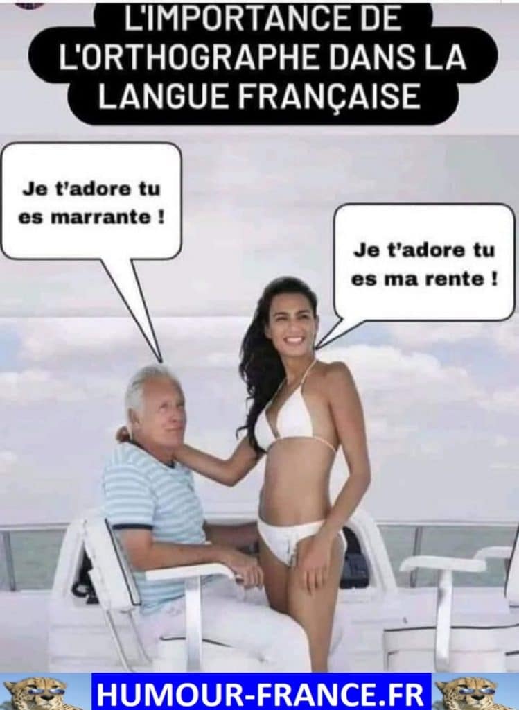 L'importance de l'orthographe dans la langue française.