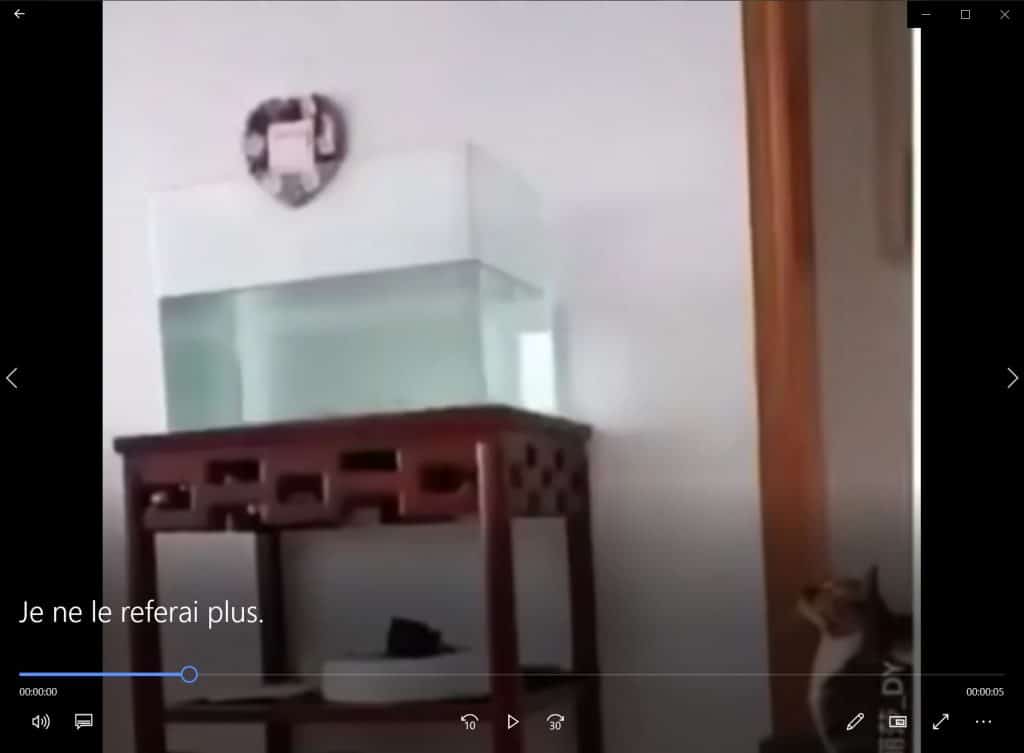 Je ne le referai plus.