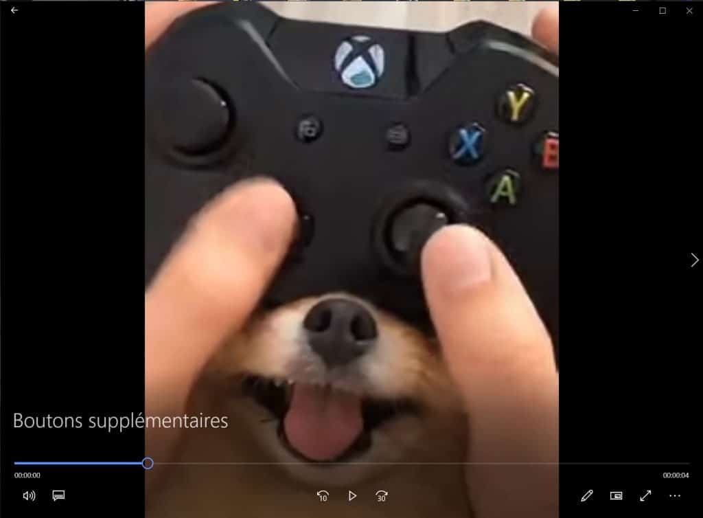 Boutons supplémentaires