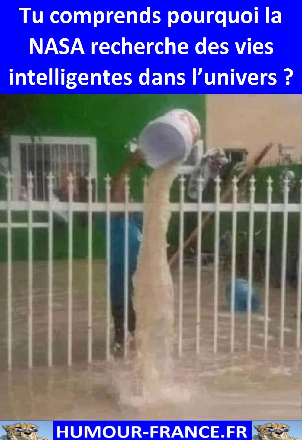 Tu comprends pourquoi la NASA recherche des vies intelligentes