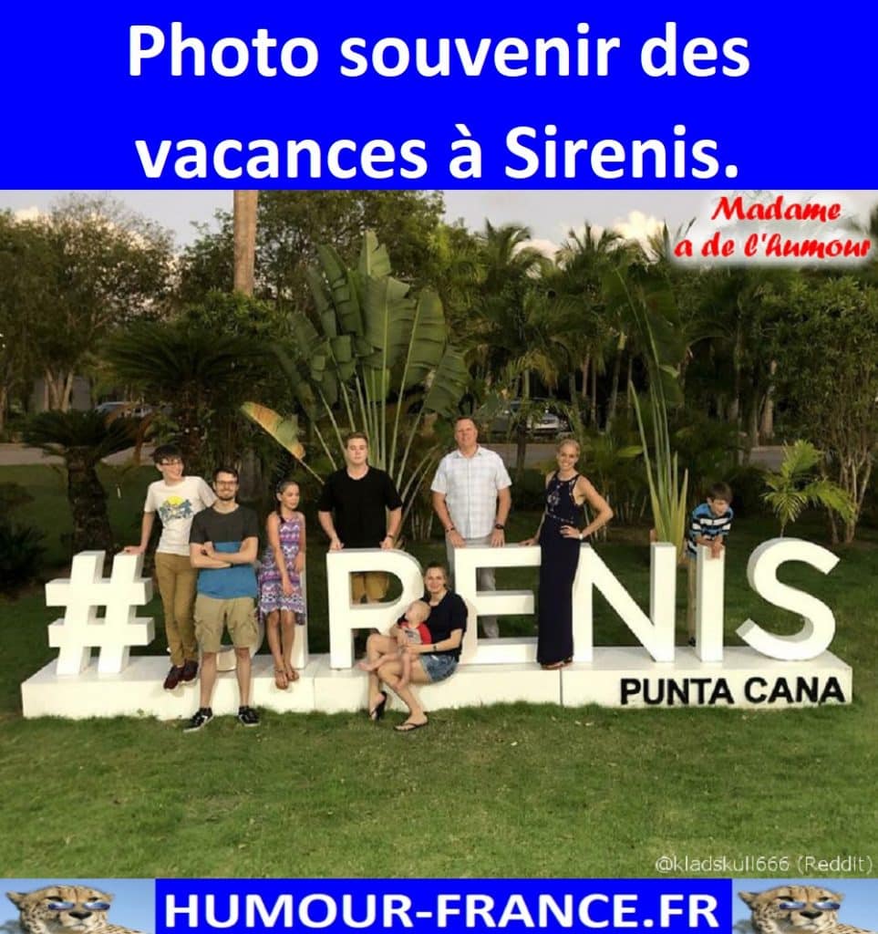 Photo souvenir des vacances à Sirenis.