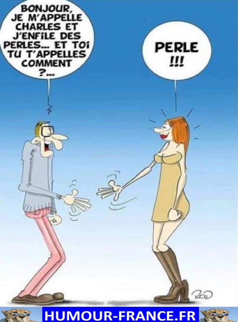 Bonjour, je m’appelle Charles et j’enfiles des perles … et toi tu t’appelles comment …