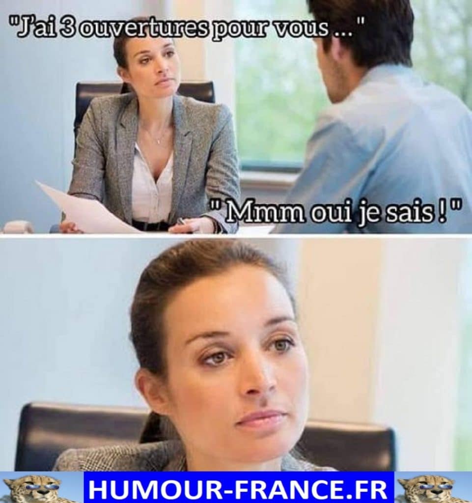 J’ai 3 ouvertures pour vous …