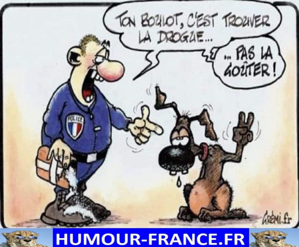 Ton boulot, c’est trouver la drogue …