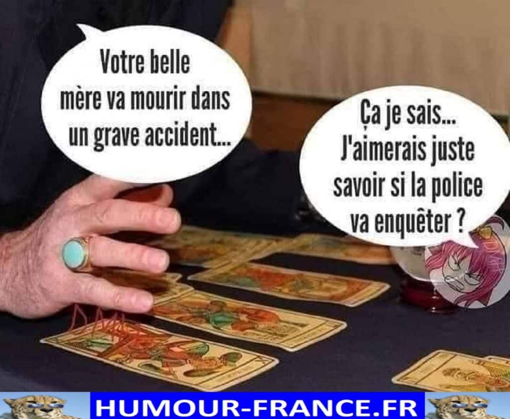 Votre belle mère va mourir dans un grave accident …