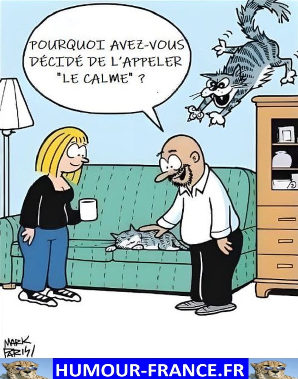 Pourquoi avez-vous décidé de l’appeler Le Calme ? - Humour-France.fr