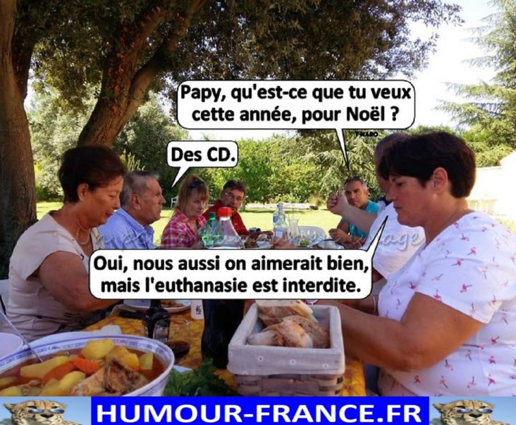 Papy, qu’est-ce que tu veux cette année, pour Noël ?