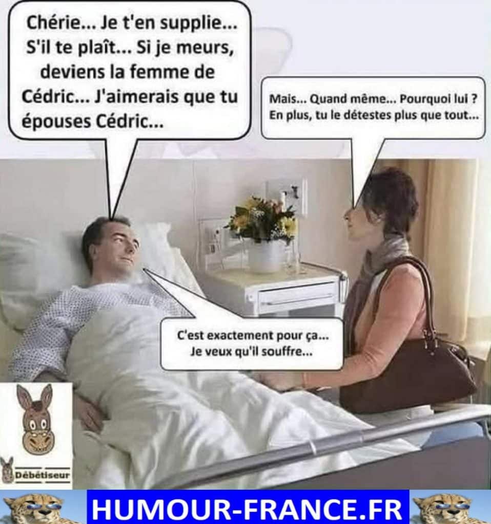 Chéri … Jet t’en supplie … S’il te plaît … Si je meurs, deviens la femme de Cédric …