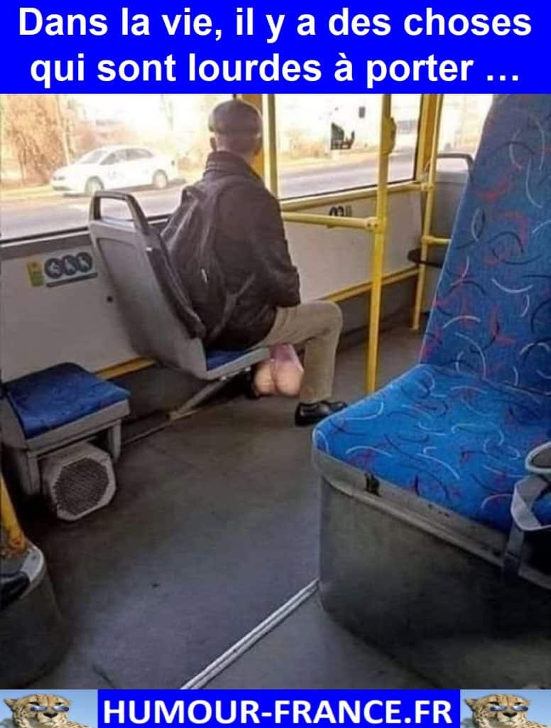 Dans la vie, il y a des choses qui sont lourdes à porter …