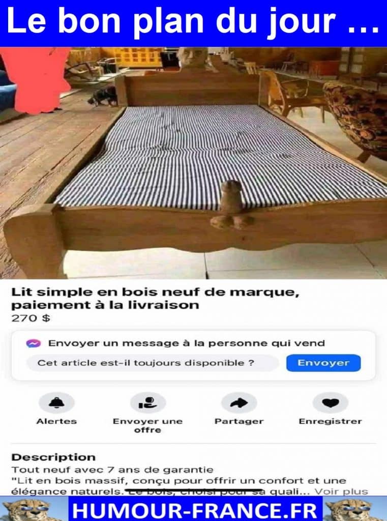 Le bon plan du jour …