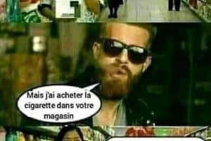 Mr Ne fumez pas dans le magasin.