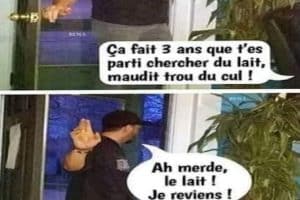 Salut chérie, je suis arrivé !