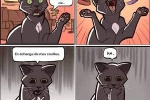 Tu es en train de me dire que je pourrais vivre dans cette maison sans payer pour le reste de ma vie …