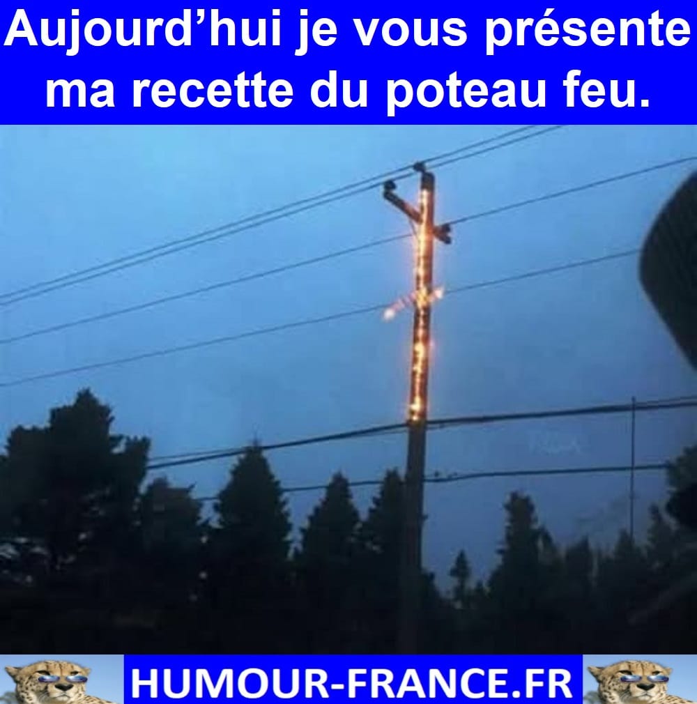 Aujourd’hui je vous présente ma recette du poteau feu.