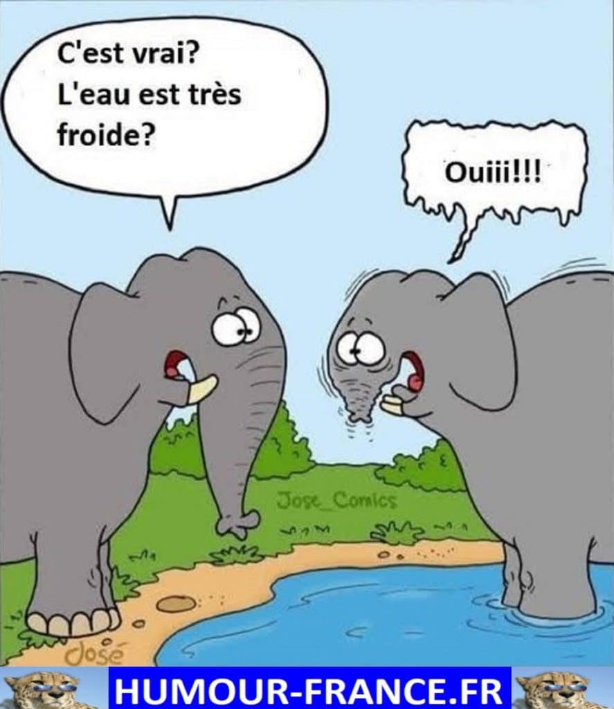 C’est vrai ? L’eau est très froide ?