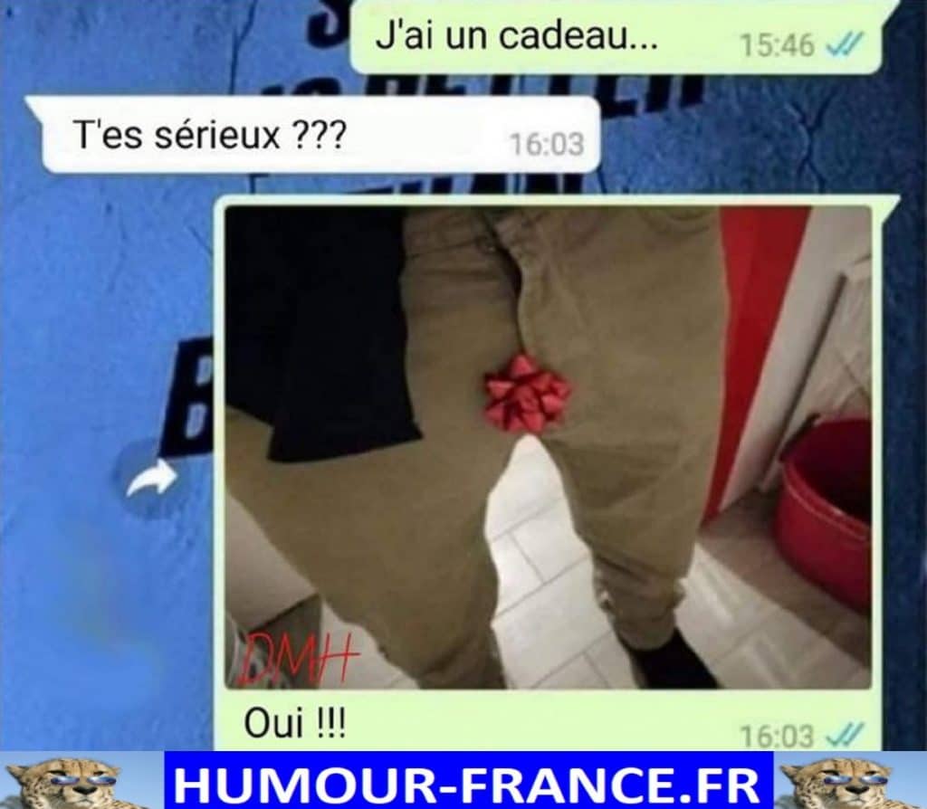 J’ai un cadeau …