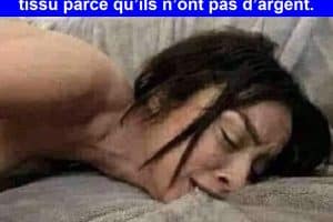 Pendant que vous mangez du bœuf et du poulet, il y a des gens qui mangent du tissu parce qu’ils n’ont pas d’argent.