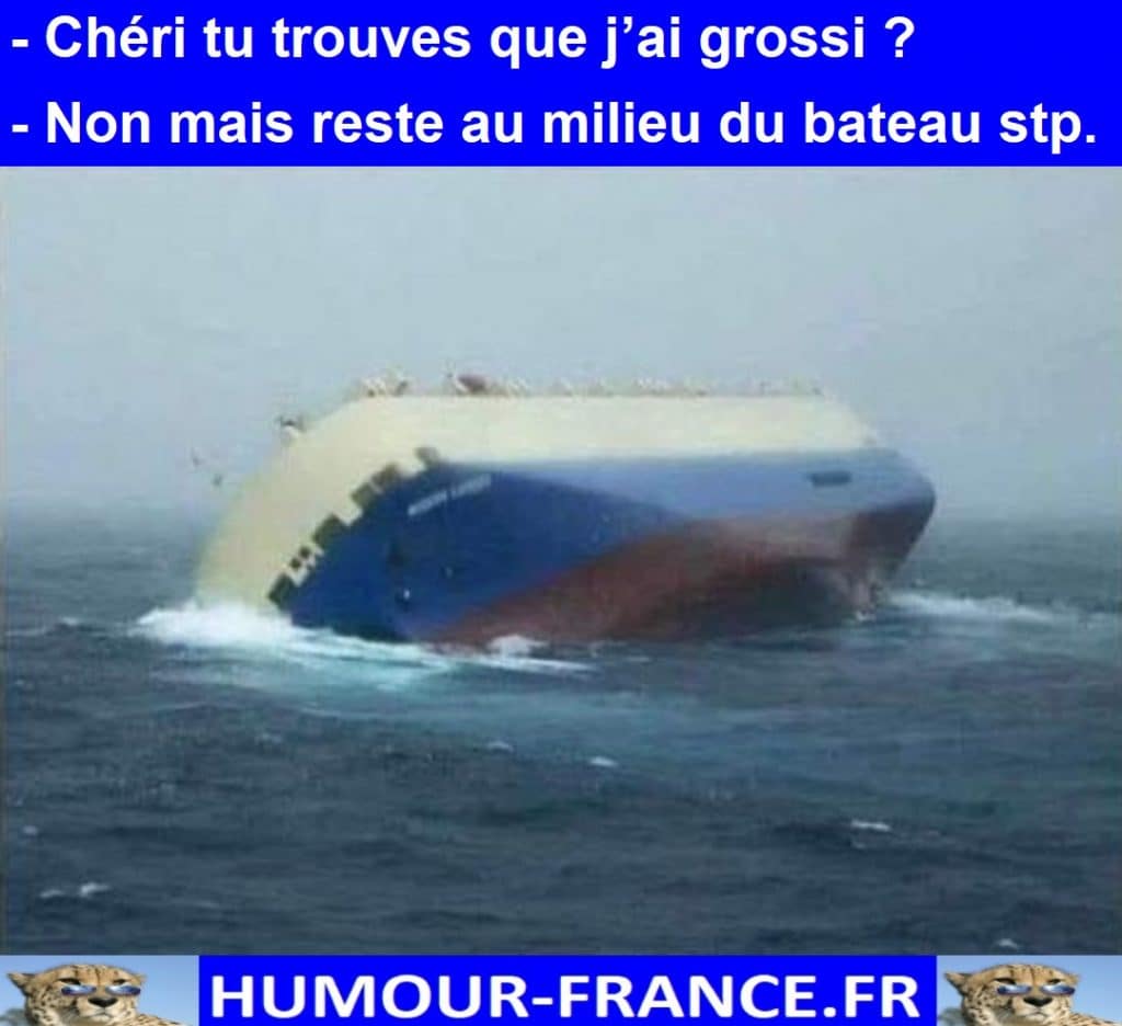 Chéri tu trouves que j’ai grossi ?