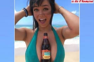 La preuve en image que je tiens bien l’alcool.