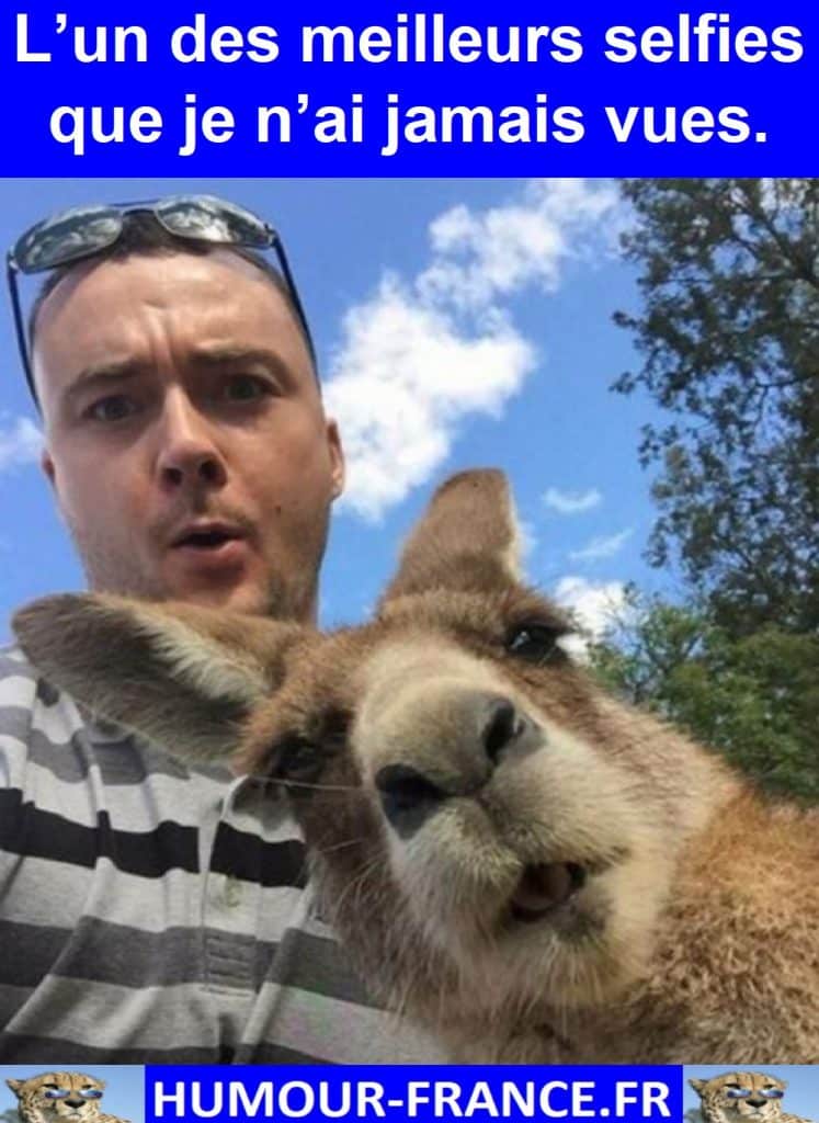 L’un des meilleurs selfies que je n’ai jamais vues.