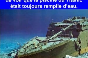 Plus de 100 ans après son naufrage, les plongeurs belges ont été surpris de voir que la piscine du Titanic était toujours remplie d’eau.