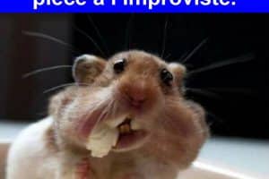 Quand tu craques pendant ton régime et que quelqu’un entre dans la pièce à l’improviste.