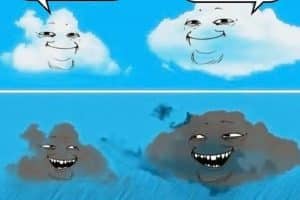 Regarde, elle a fini d’étendre son linge.