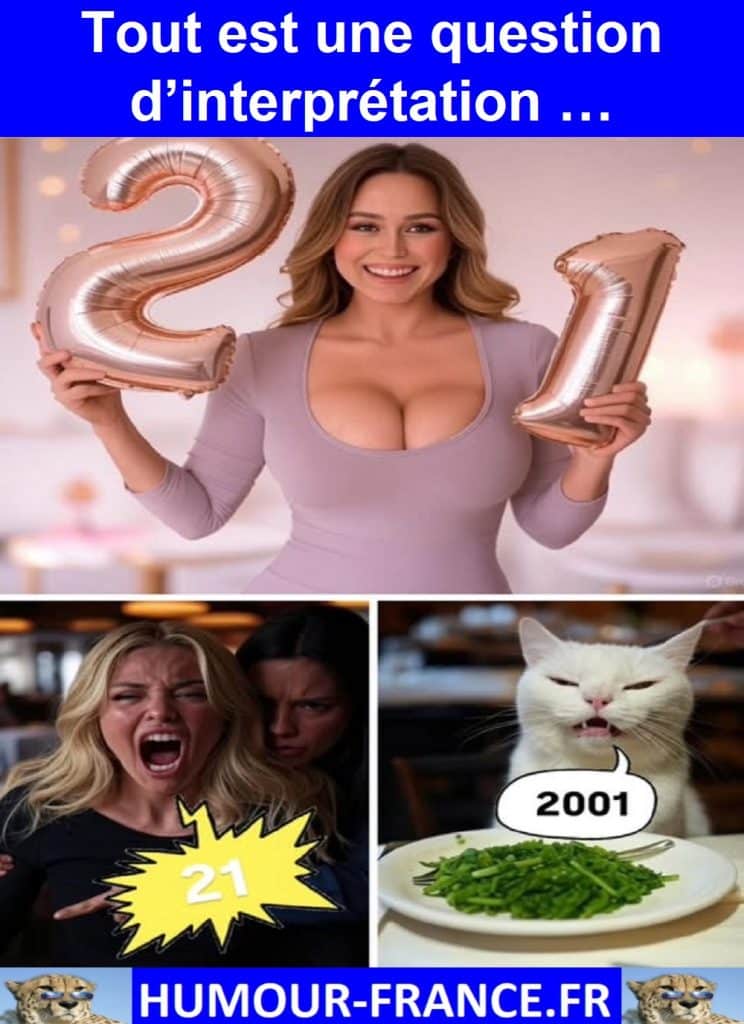 Tout est une question d’interprétation …