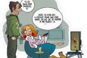 Tu es dans mon fauteuil !!!