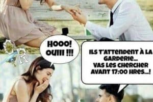 Veux tu être la mère de mes enfants ???