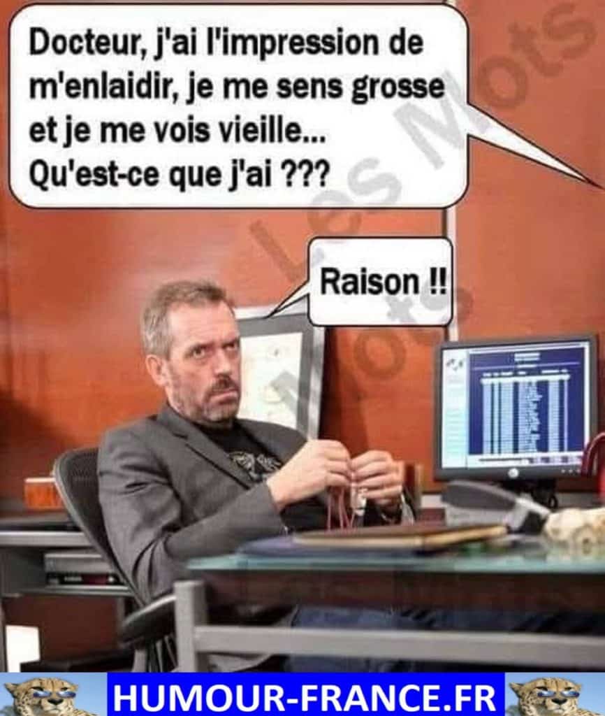 Docteur, j’ai l’impression de m’enlaidir, je me sens grosse et je me vois vieille …