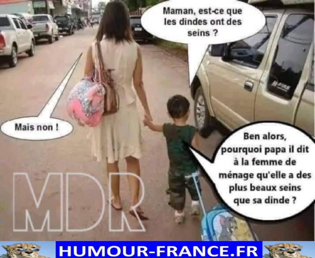 Maman, est-ce que les dindes ont des seins ?