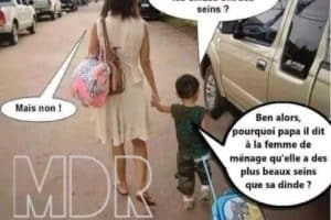 Maman, est-ce que les dindes ont des seins ?