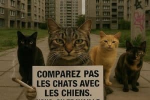 Ne comparez pas les chats avec les chiens. Nous, on ne travaille pas avec la police.