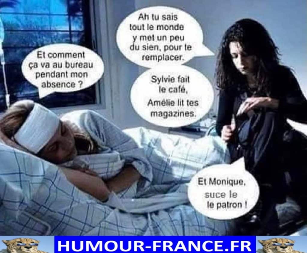 Et comment ça va au bureau pendant mon absence ?
