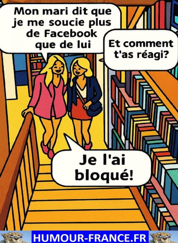 Mon mari dit que je me soucie plus de Facebook que de lui.