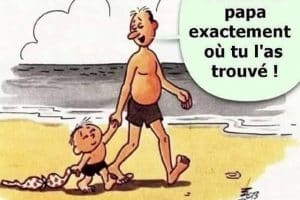 Montre à papa exactement ou tu l’as trouvé !